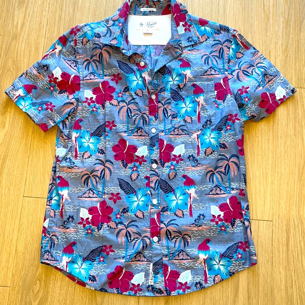 Shirt from penguin. Great for beach or Hawaiian party.